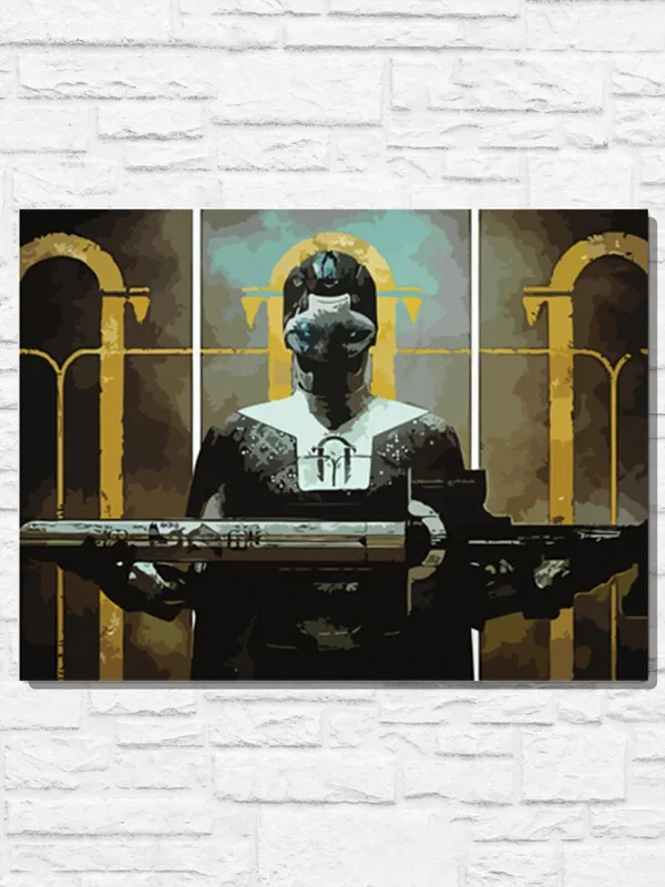Картина по номерам на холсте игра Destiny 2 (PS, Xbox, PC, Switch) - 11014 Г 30x40