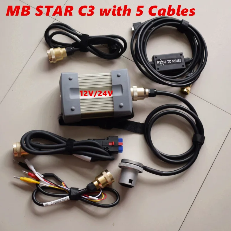 Фото muj MB Star C3 SD Connect z pełnym oprogramowaniem Pro Multiplekser obsługuje skaner diagnostyczny 12V i 24V do samochodów osobowych i ciężarowych z laptopem D630 №5