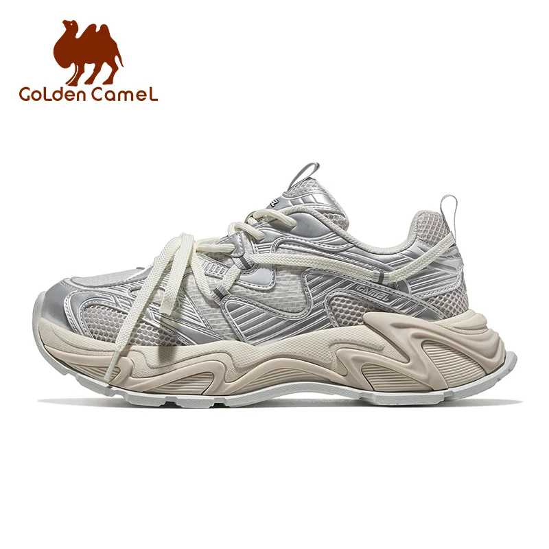 Мужская спортивная обувь GOLDEN CAMEL, мужские кроссовки на толстой подошве, увеличивающие рост, дышащая повседневная прогулочная обувь для папы для мужчин