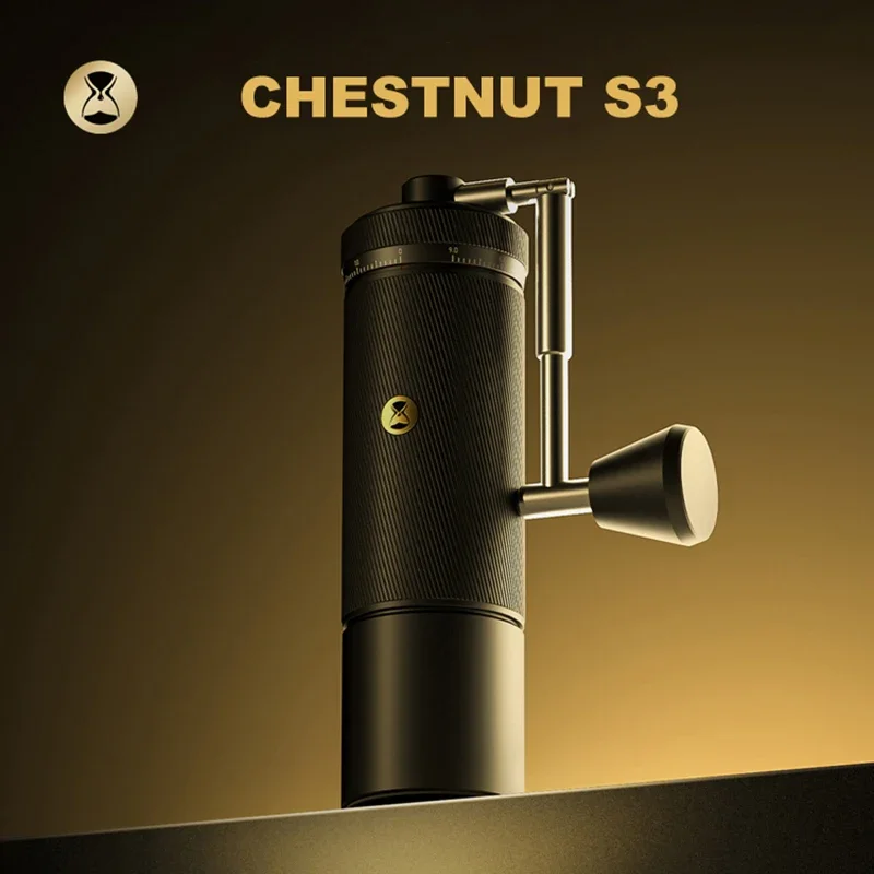 TIMEMORE CHESTNUT S3 Ручная кофемолка с внешней регулировкой 0,015 мм/кл. S2C890 Бур Внутренняя ручная мельница для эспрессо