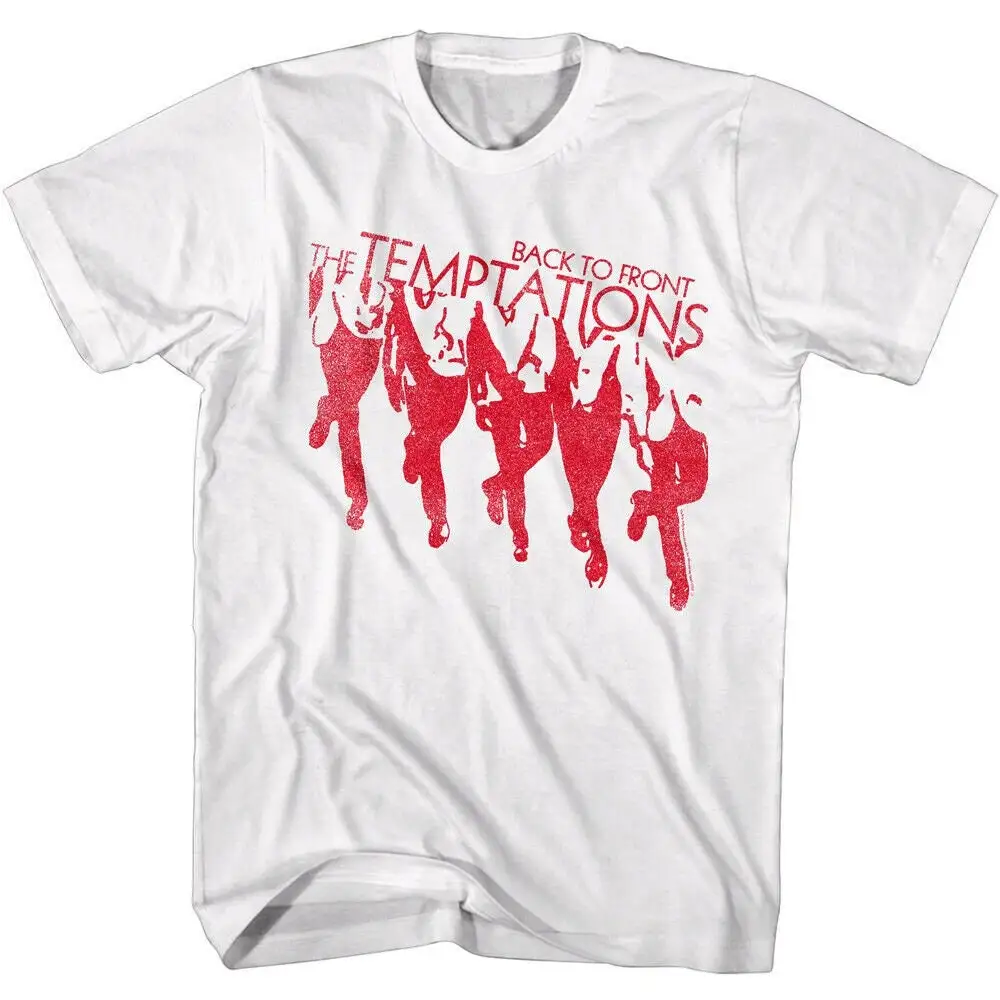 Футболка THE TEMPTATIONS Back to Front, альбом Soul Motown Band Merch