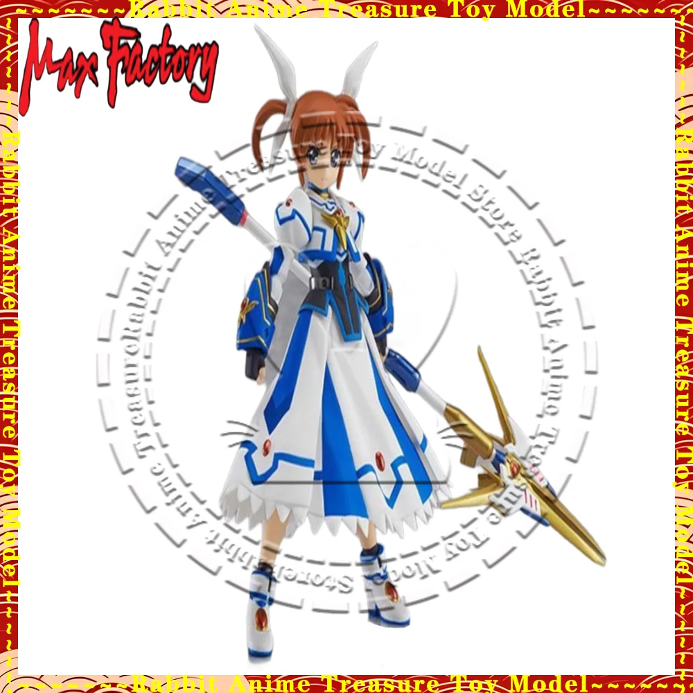 В наличии оригинальная фигурка Max Factory Figma из ПВХ аниме Nanoha Takamachi, коллекционный подарок, японская игрушка-дисплей