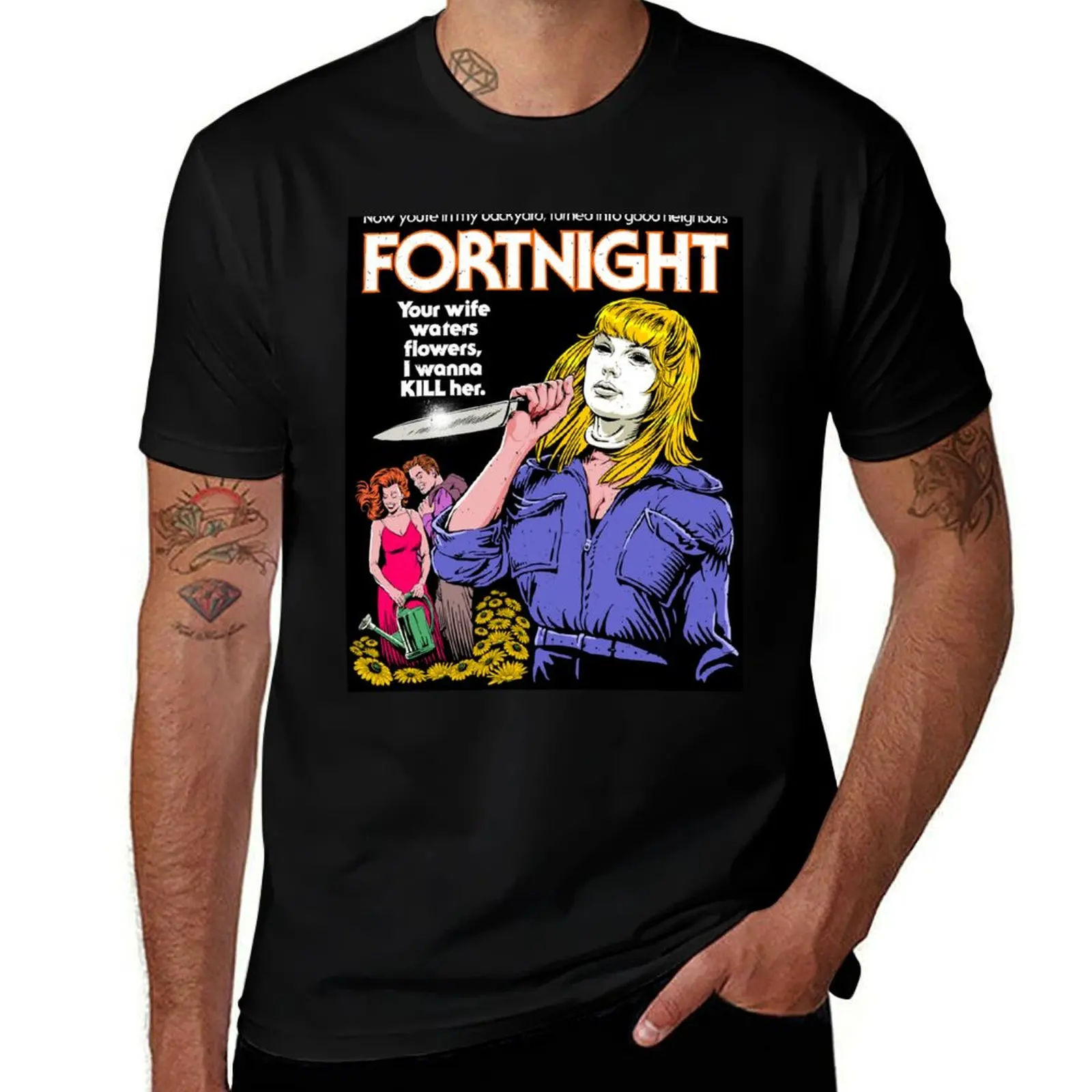 Футболка Fortnight, мужские футболки, хлопковые футболки для мужчин, упаковка из хлопка
