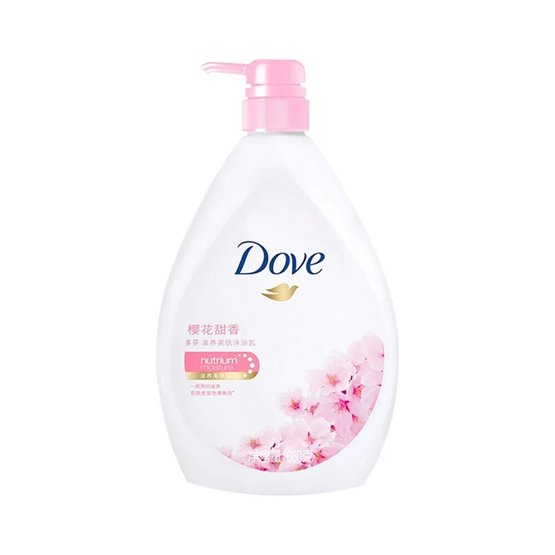 Фото Гель для душа Dove Dove, пена, молоко, стойкий аромат, мужской и женский аромат вишни, персик, фруктовый аромат, 550 г №3
