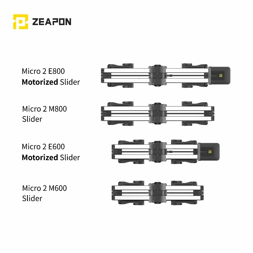 Zeapon 2 M600 DSLR-камера, слайдер, сверхтихий моторизованный двойной направляющий слайдер, ручная версия для видеопленки (art.: 3920cfec05c90) - 3920cfec05c90
