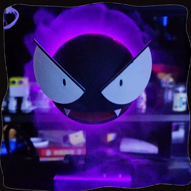 Фото Карманный увлажнитель воздуха Gastly, очиститель воздуха, освещение окружающей среды, ароматический, без запаха, высокий объем воды тела и распылитель №3