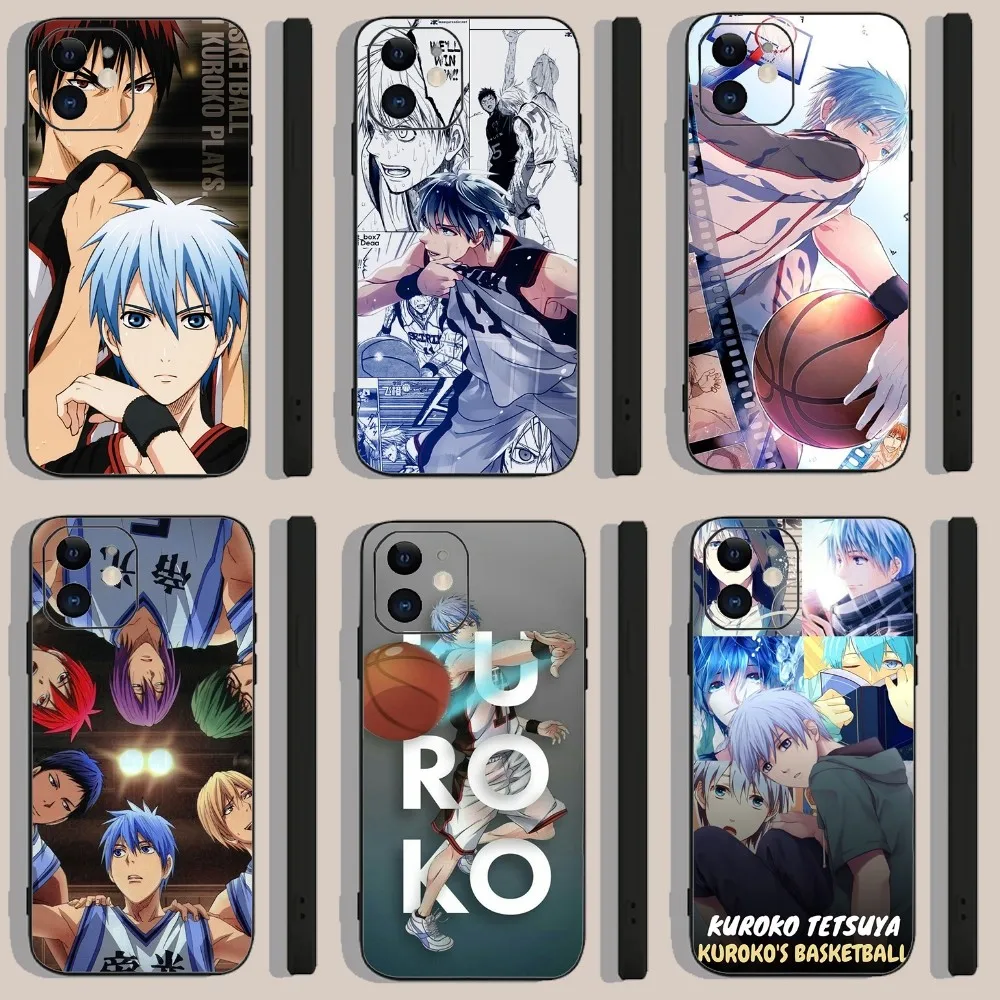Симпатичный чехол Kuroko без корзины Chibi для телефона Iphone 15 11 13 14 Pro Max 7 8 Plus X Xr Xs Max Se2020 12mini чехол