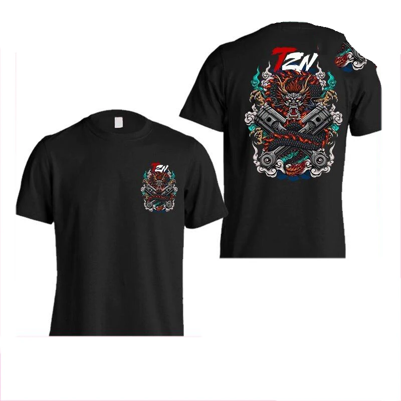 BAJU BORONG VIRAL 100% ПРЕМИУМ ХЛОПКОВЫЙ ЯПОНИЯ ДРАКОН TZN NAGA Футболка из 100% хлопка Футболка Мужчины Женщины Унисекс Baju Lelaki 51447