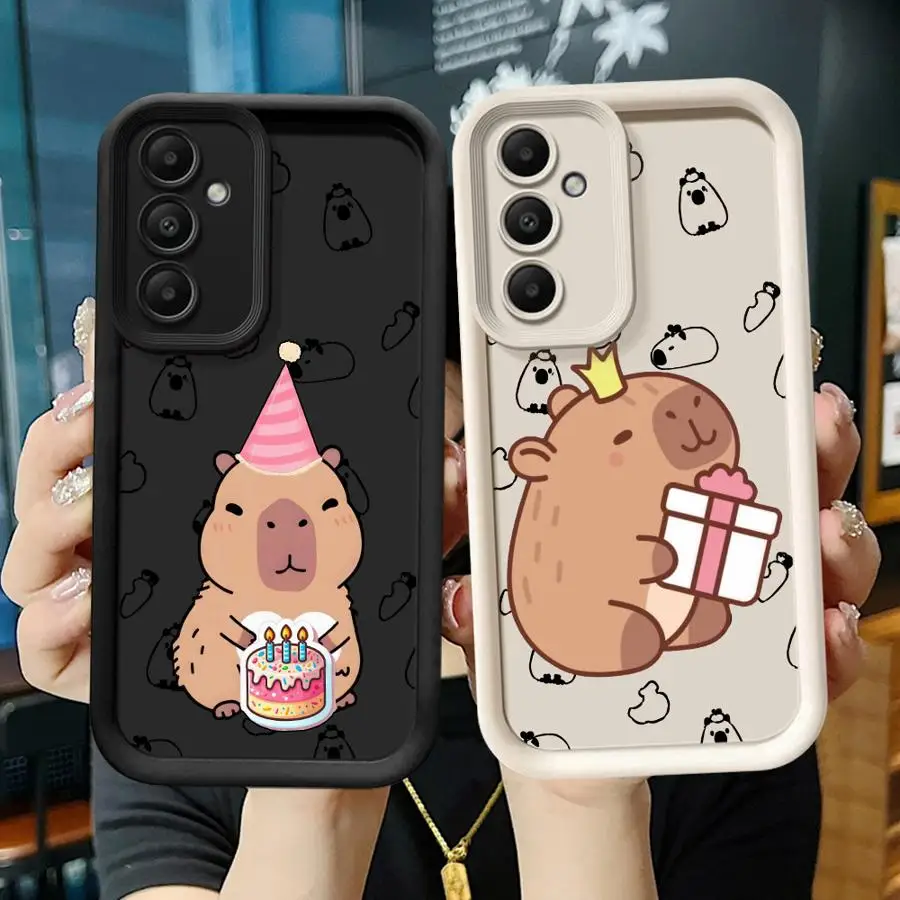 Мягкий чехол для Samsung Galaxy A32 A24 A13 A56 A34 A33 A36 A16 A14 A23 A12 A26 A22 Caypabara Cute (art.: 3920d04aca4dd) - 3920d04aca4dd