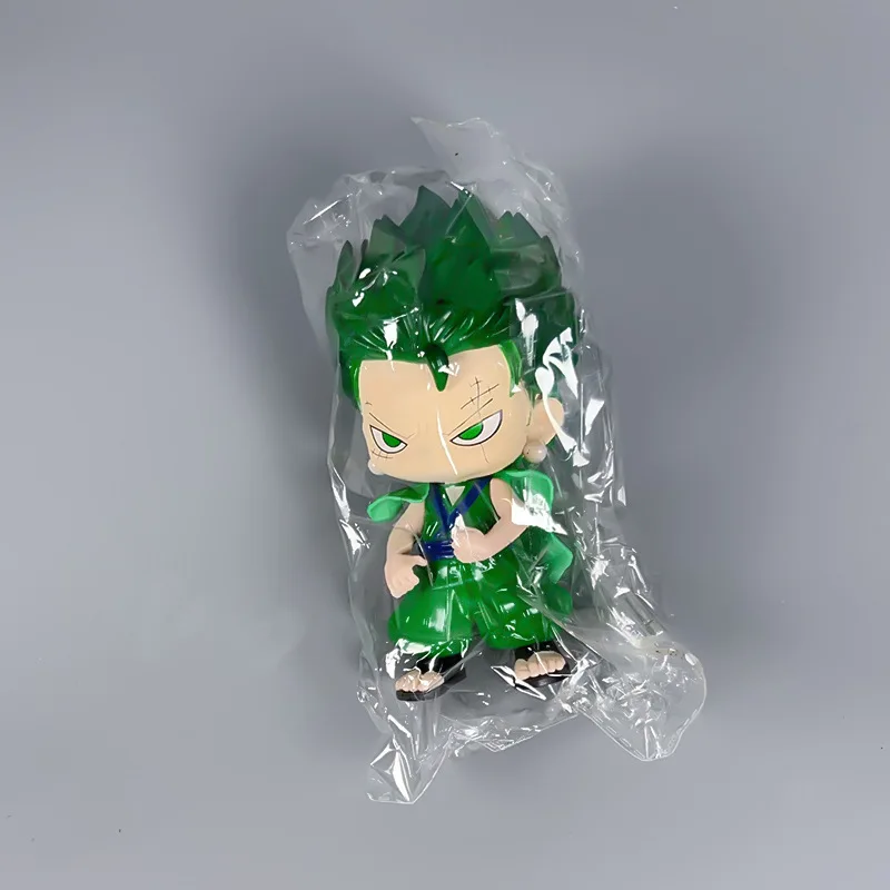 Фото Цельная версия Q Gk Zoro аниме Kawaii украшение для рабочего стола статуя модель ручной работы детские очаровательные игрушки рождественские подарки №2