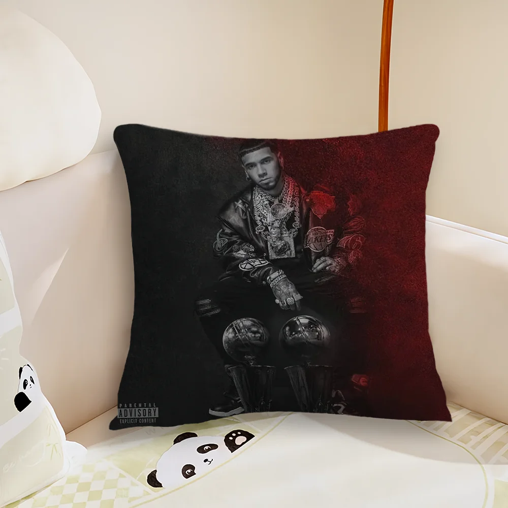 Фото Рэпер A-Anuel AA Real Hasta la Muerte 2, наволочка для гостиной, дивана, подходит для украшения дома, спальни, комнаты №5