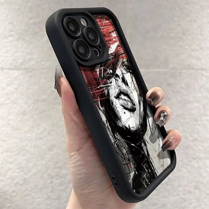 Модный чехол Lmage Girl для телефона iPhone 16 15 14 13 12 11 Pro Max XS XR X 7 8 Plus SE 2022, противоударные мягкие бамперы (art.: 3920c92d61dd9) - 3920c92d61dd9