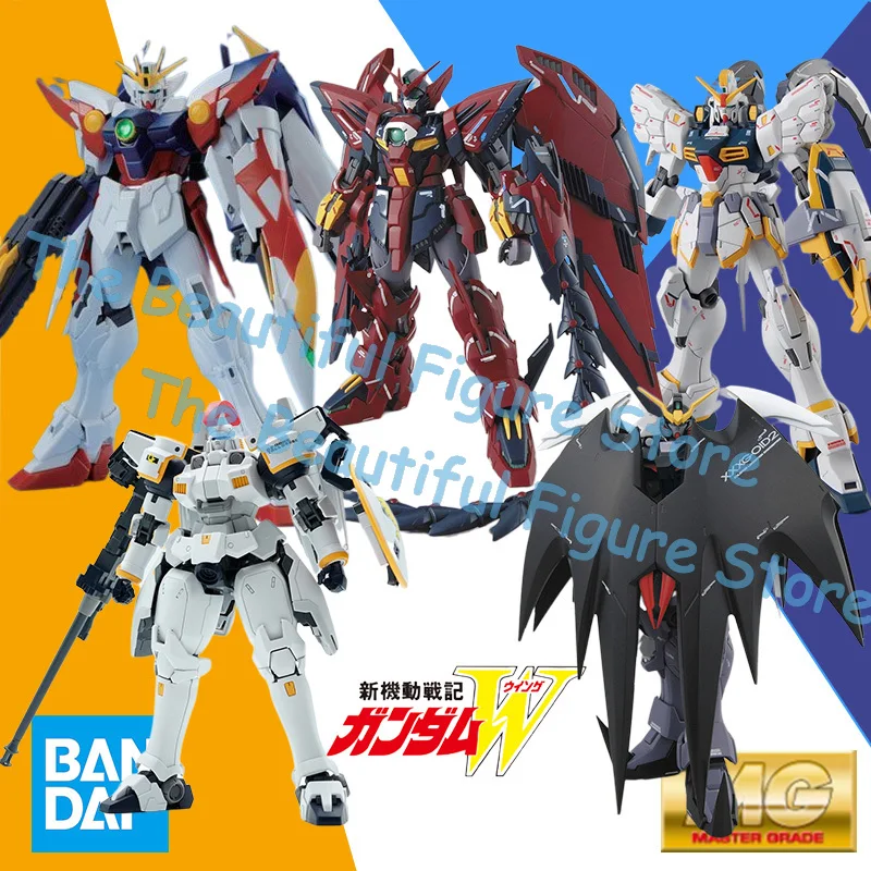 Bandai MG 1/100 Master Grade GUNDAM W DEATHSCY THE HELL WING Модель Комплект в сборе Аниме Фигурка Модель Игрушки Подарок для ребенка Игровые фигурки и трансформеры