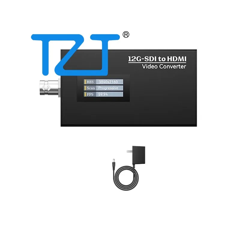 TZT LinkPi 12G-SDI to HDMI-совместимый видеоконвертер 4KP60 передача уровня вещания с разъемом BNC