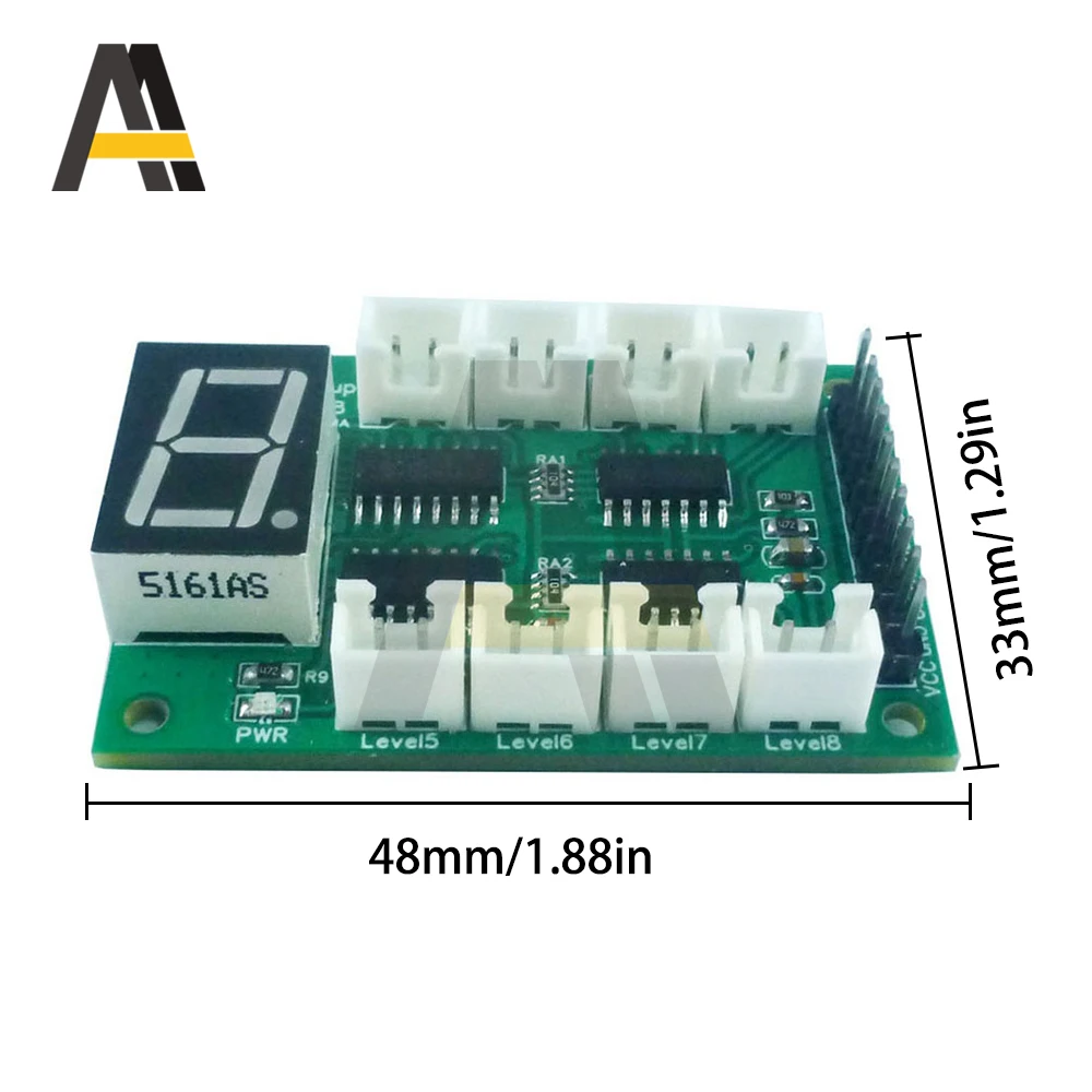 Фото DC 5V 8 Port Water Level Detect Display Board Liquid Controller Sensor Switch Module for Arduino UNO MEGA2560 NANO MCU STM32 №3