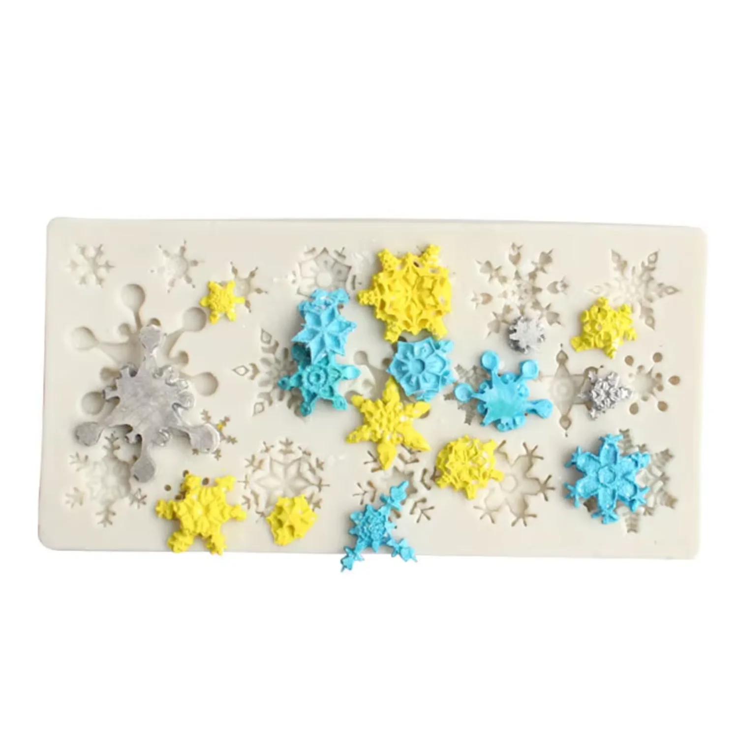 스노우 플레이크 모양 3D 실리콘くembaliencia리 젤리 젤디 케이크 markii기 Abdul드, DIY markii이스트리 바 아이스 (art.: 3920cc77aecfd) - 3920cc77aecfd
