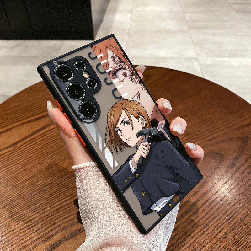 Фото Чехол для телефона Jujutsu Kaisen Satoru Gojo Comics для Samsung Galaxy S25 S24 Fe S23 Ultra S22 Plus S21 FE A71 A73 5G Anime Hard Cover №5