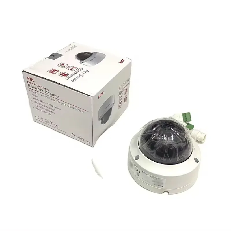 Фото Оригинальный HIKVISON 8ch 8 POE 16 каналов NVR 4 МП 8 МП 4K HD встроенный микрофон CCTV Купольная IP-камера системы безопасности №2