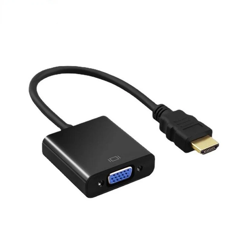 Новый адаптер HDMI-совместимый с VGA, внешний кабель для Xbox, PS4, ПК, ноутбука, ТВ-приставки, для проектора, HD TV