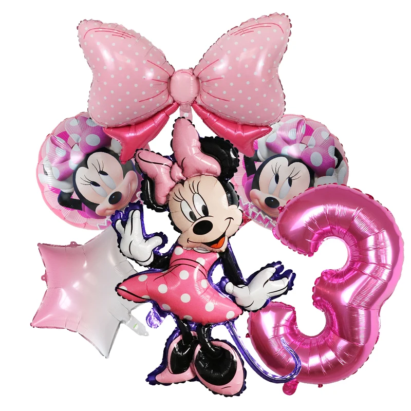 Набор Воздушных Шаров Disney Michi Mini Для Мальчиков И Девочек На День Рождения — 6 Шт. (art.: 3920ca7b499b6) - 3920ca7b499b6