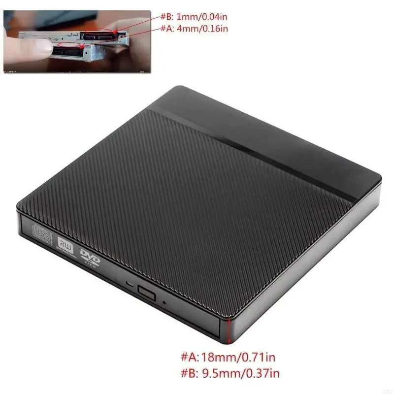 H55F Внешнее ящик для устройства HDD USB3.0  Type-C для высокой скорости 12,7 мм 9,5 мм (art.: 3920cdd5b8b40) - 3920cdd5b8b40