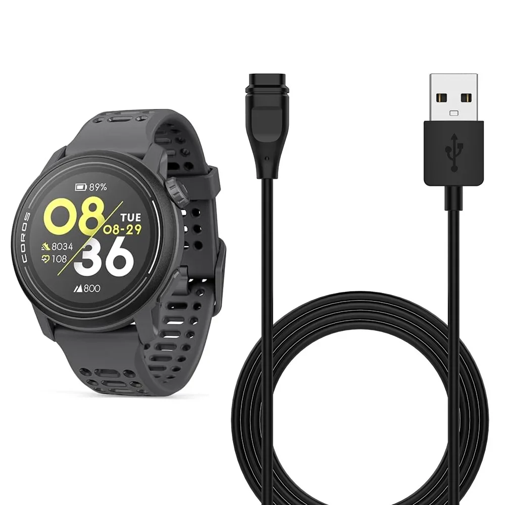 Фото Зарядное устройство USB для Coros Pace 2 3, кабель для быстрой зарядки для Coros Apex 2 Pro/ Apex 42 мм 46 мм/Coros Vertix/ Vertix 2 №2