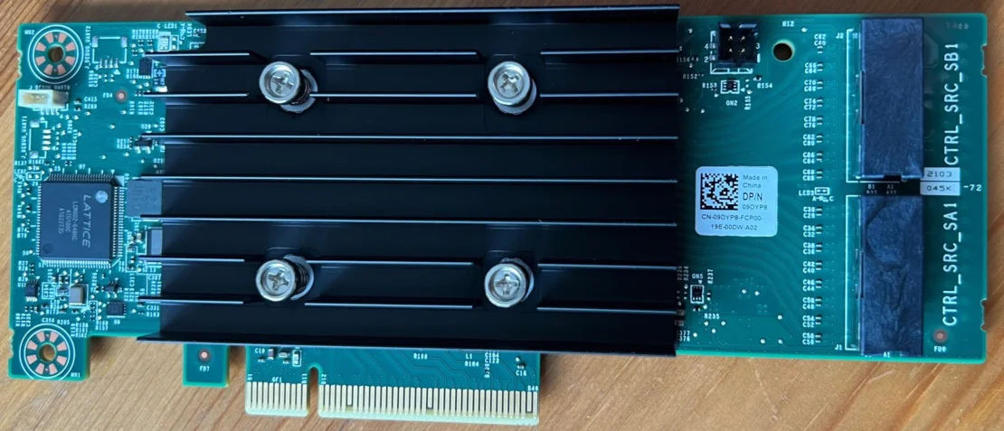 RAID-контроллер PERC H345 12 Гбит/с 9DYP8 PCI-E PE C6520 C6525