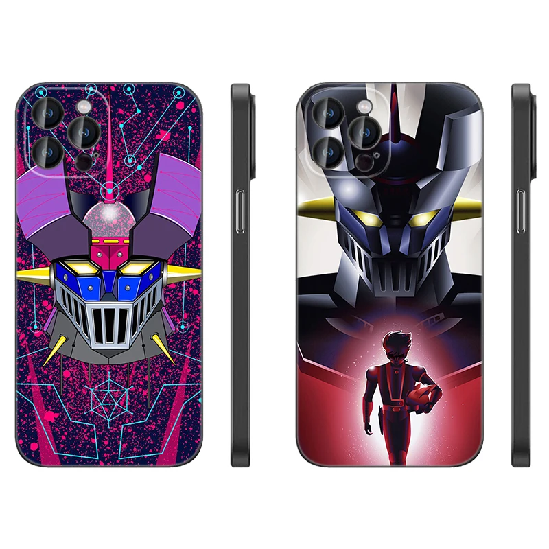Черный силиконовый чехол для телефона M-Mazinger Z R-Robot для Apple iPhone 17 Air 14 15 Plus 11 12 13 16 Pro Max 16E, мягкий противоударный чехол (art.: 3920d1c93bec0) - 3920d1c93bec0