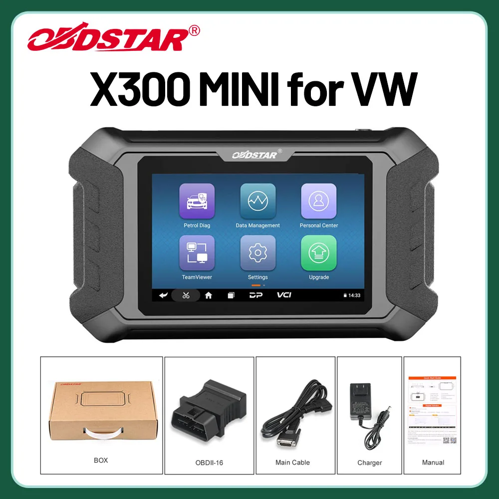OBDSTAR X300 MINI для VW OBD2 Key Programmer / Калибровка кластера для VW/Audi/Skoda/Seat (Обновленная версия H110/VAG-PRO)
