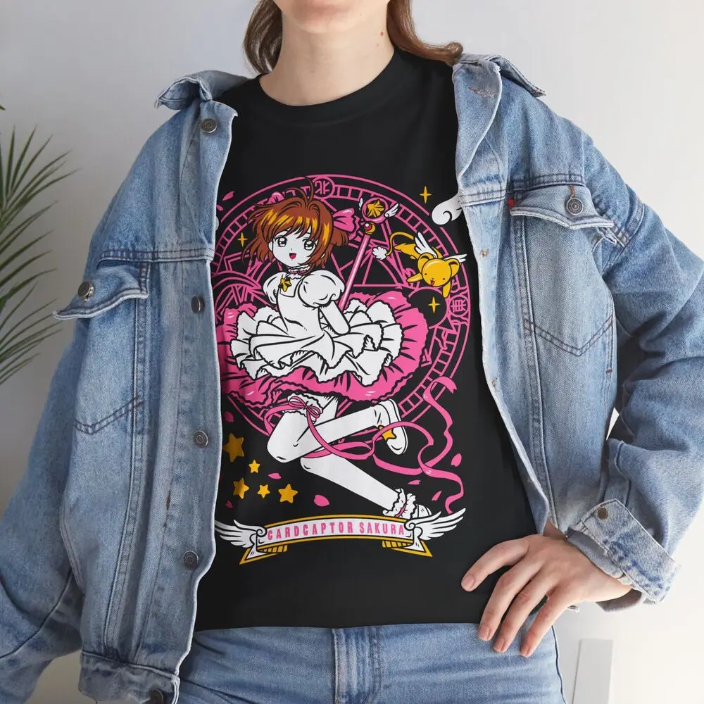 Фото Футболка Cardcaptor Sakura Waifu Kero-Chan Kawaii Аниме Манга Подарочная рубашка все размеры №4