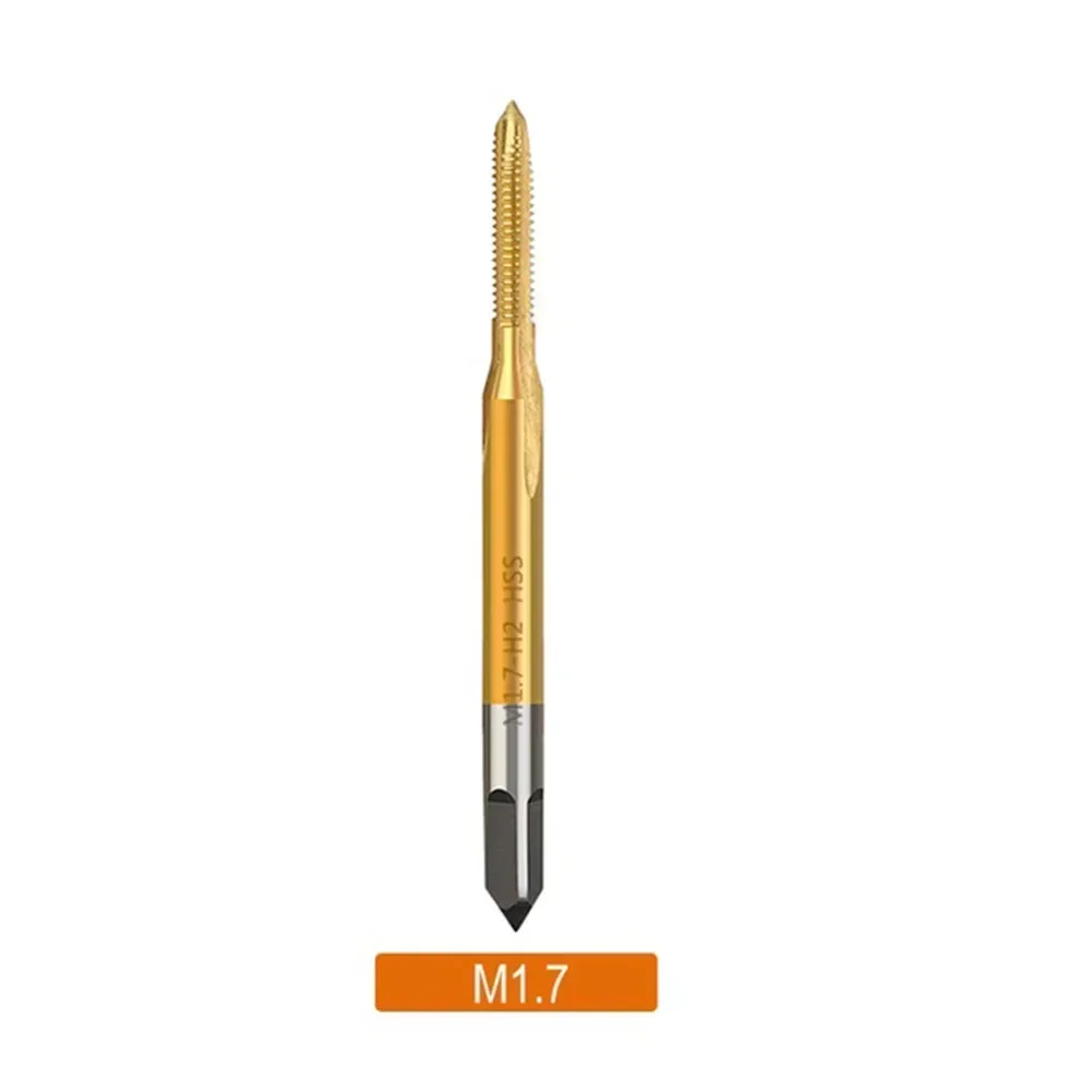 Фото Сверло для метчика из быстрорежущей стали M1-M1,8, метчик с прямой канавкой, покрытие от M1 до M1,7 для дома, инструменты для сборки мебели своими руками №5