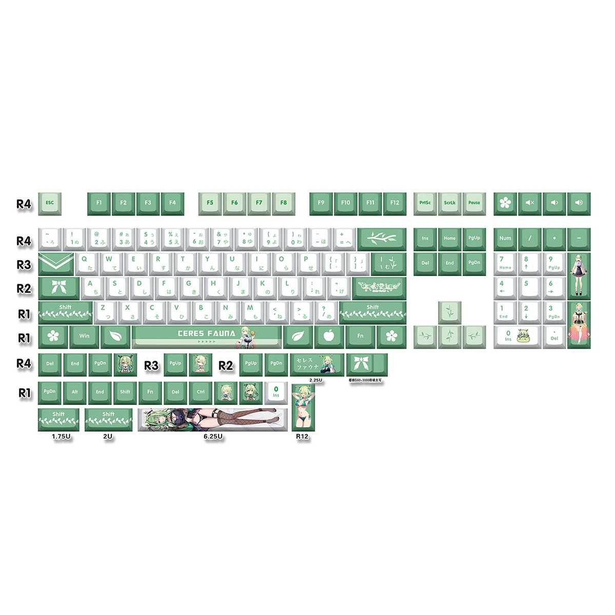 Фото Клавиатура Механическая с сублимационной печатью, переключателем Cherry MX, 132 №2