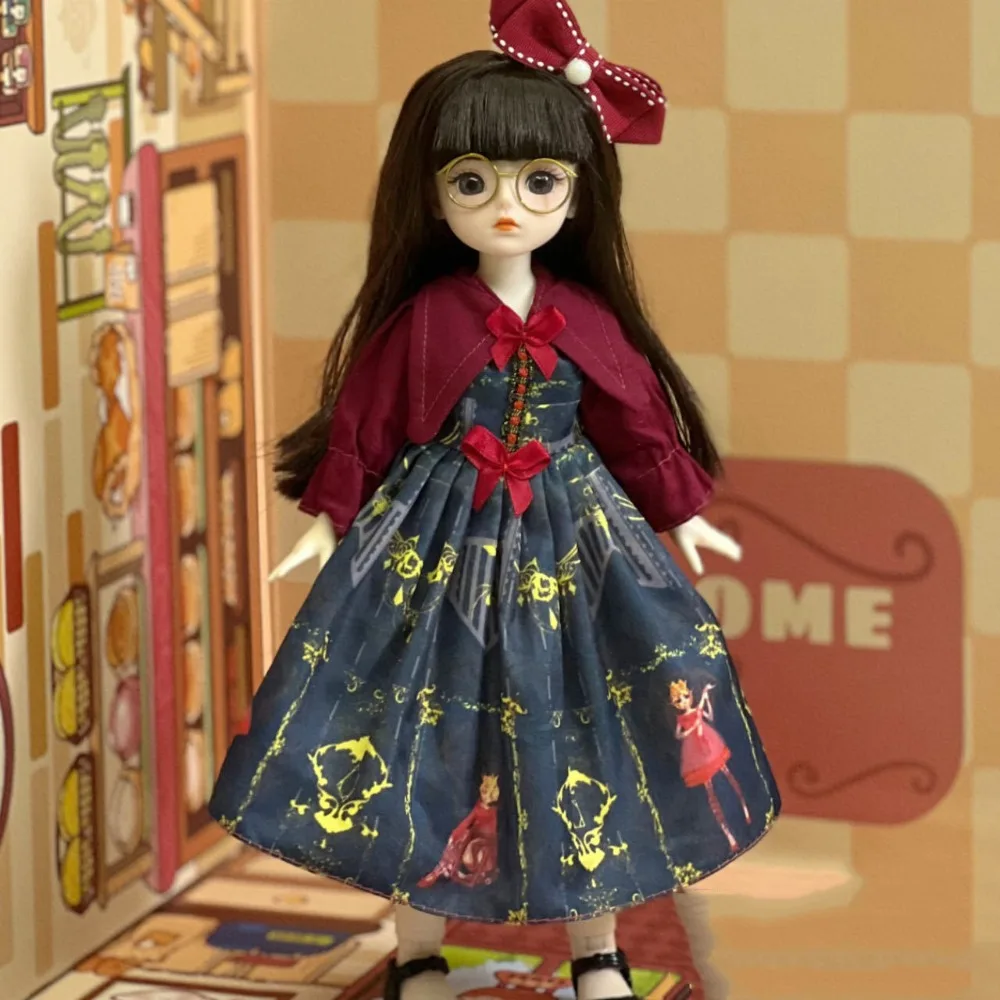 1/6 SD 30 см Bjd кукла с одеждой, длинные волосы, привлекательные глаза, платье принцессы, куклы с париком, элегантный макияж