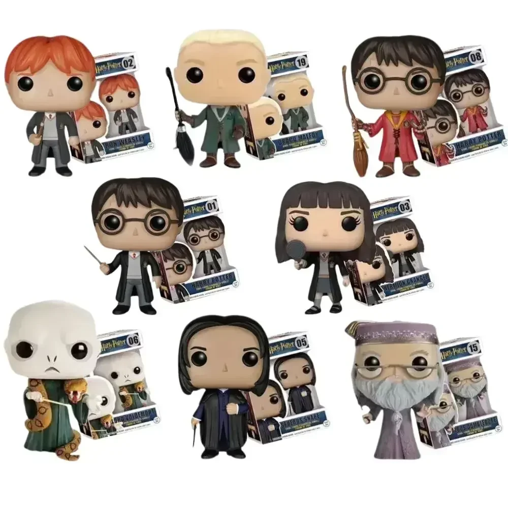 Виниловые фигурки Гарри Поттера, коллекция Bandai 14+, модель унисекс, куклы, западный анимационный источник, второе издание