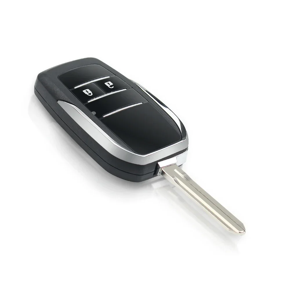 Фото KEYYOU для Toyota Camry Corolla RAV4 модифицированный раскладной складной дистанционный ключ Оболочка Чехол TOY43 лезвие №4