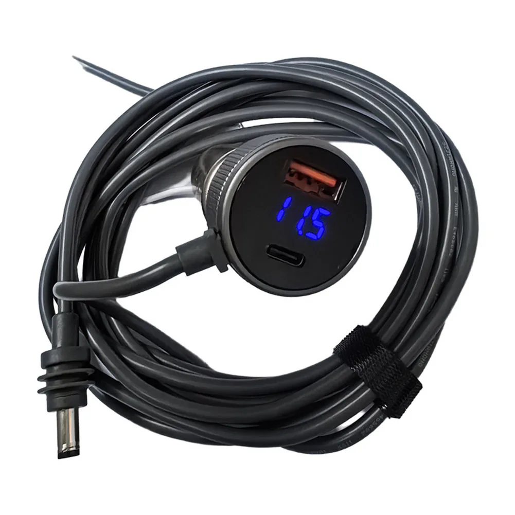 300 см для Starlink для Mini Dual USB автомобильное зарядное устройство 12 В-24 В автомобильный прикуриватель соединительный кабель PD быстрая зарядка