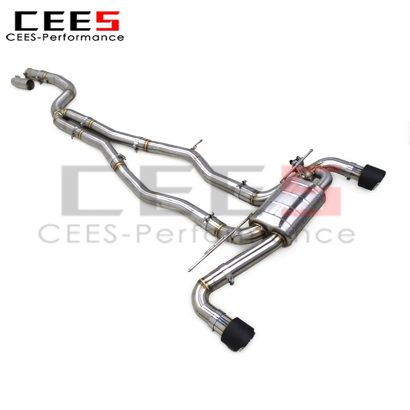 Фото Cees Catback выхлопная труба для Toyota Supra A90/A91 MK4/MK5 3.0T 2020-2024, глушитель клапана выхлопной трубы из нержавеющей стали №2