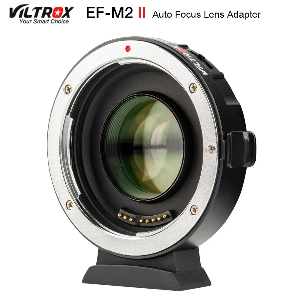 Адаптер усилителя Viltrox EF-M2 II с фокусным расстоянием 0,71x для объектива Canon EF с креплением на камеру M43 GH5 GH4 GF7GK GX7 E-M5 II