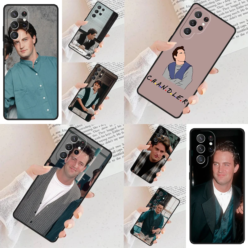 Чехол для телефона с Мэтью Перри Чендлер Бин друзья для Samsung Galaxy S24 S23 S22 S21 Ultra S10 Note 10 Pro S20 Plus FE S9 S8