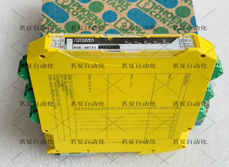Оригинальное реле безопасности Phoenix PSR-MC72-2NO-1DO-24DC-SC 2702096   Пятно