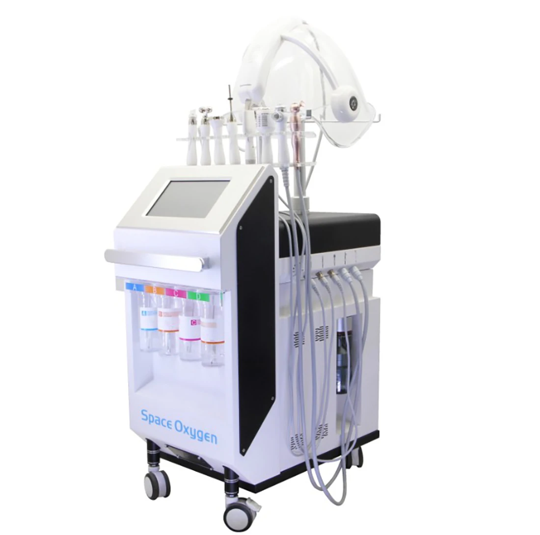 NV-WQ8 11in 1Ultrasonic Face Lifting Микродермабразия Кислородный распылитель дермабразия Машина для глубокой очистки