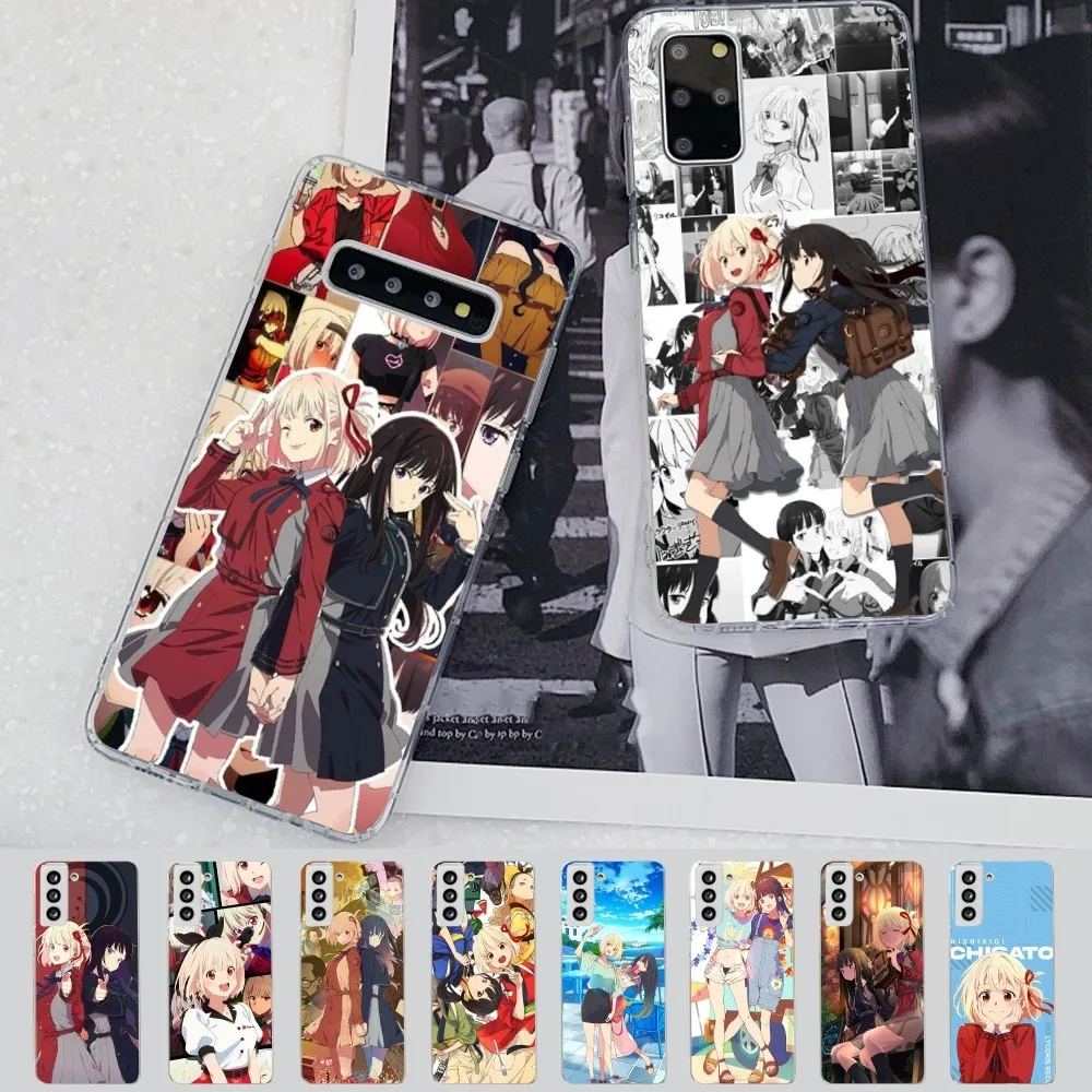Lycoris отдача Chisato чехол для телефона Samsung S21 A10 для Redmi Note 7 9 для Huawei P30Pro Honor 8X 10i чехол