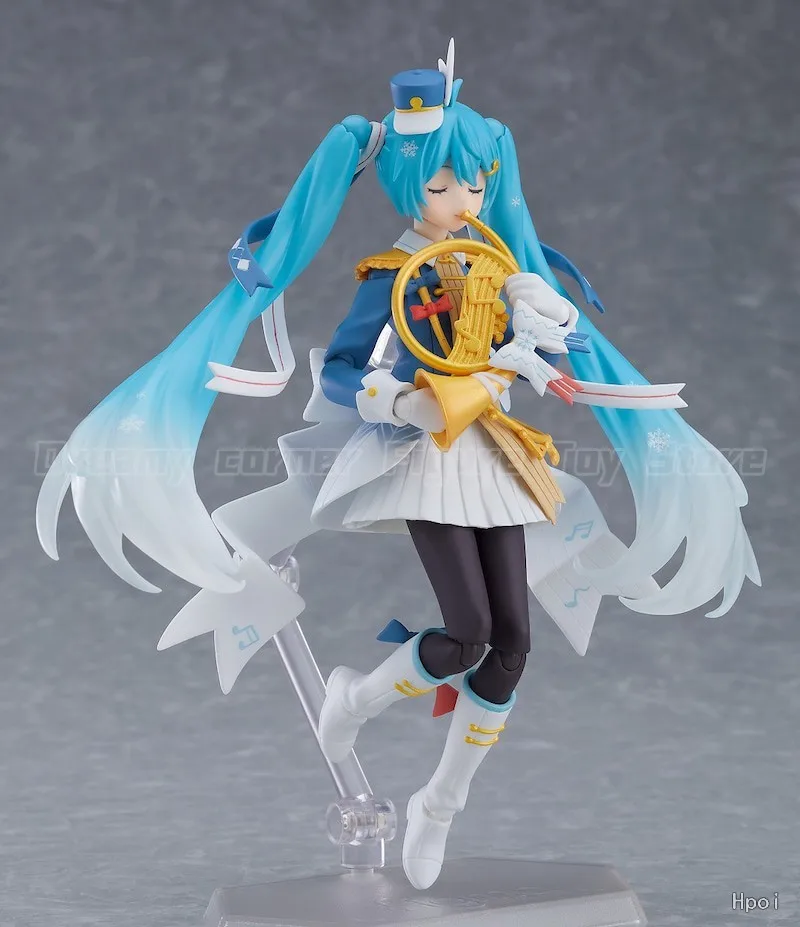 Фото 【В наличии】Max Factory Figma EX-060 Hatsune Miku Snow Parade Ver Фигурка Модель игрушки №4
