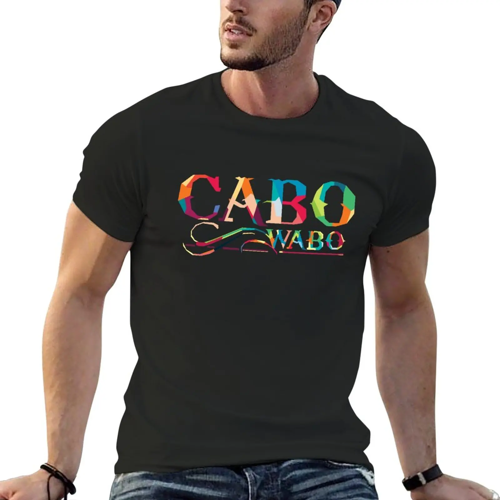 Мужская футболка с геометрическим рисунком Cabo wabo