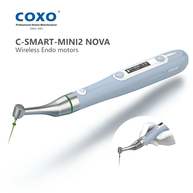 COXO, стоматологический беспроводной Endo-двигатель 360 °, Регулируемый наконечник для корневого канала, T-Mode C-SMART NOVA, эндододонтический двигатель
