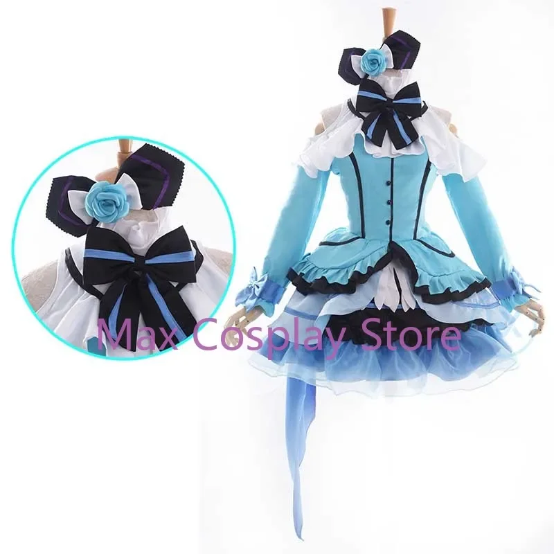 wby2 Аниме School Idol Project KiRa-KiRa Sensation! ЭлиАйза Косплей Костюм U's Музыкальный сценический костюм Платье Элли Лолиты LL (art.: 3920cc7fb87a7) - 3920cc7fb87a7