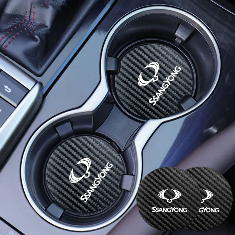 Нескользящий коврик из углеродного волокна для SsangYong Kyron Actyon Tivolan Korando Rexton Tivoli