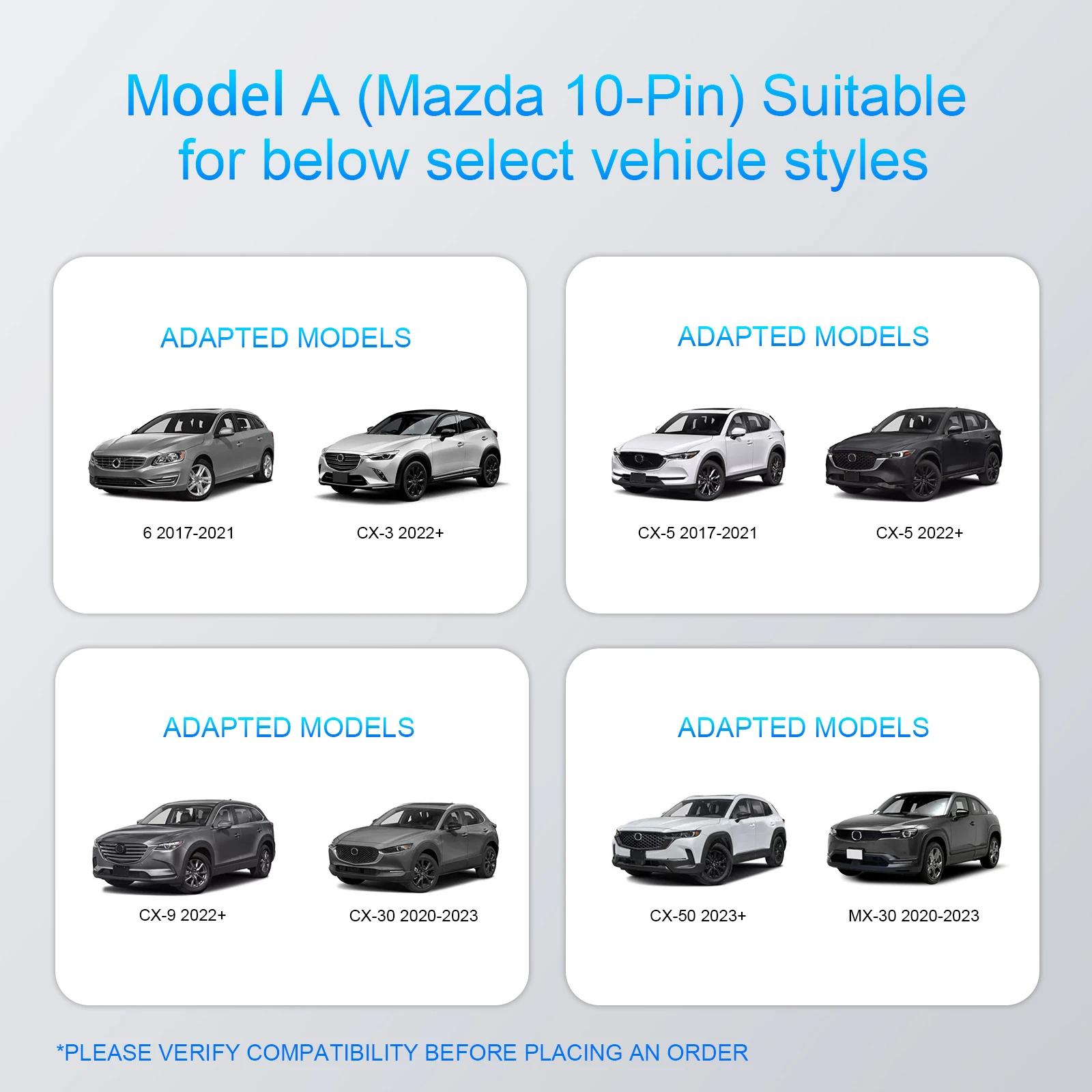 Фото Адаптер питания Mangoal OEM для видеорегистратора для Mazda 6 CX3 CX5 CX9 CX30 CX50 MX30 и других моделей A) Plug and Play №3