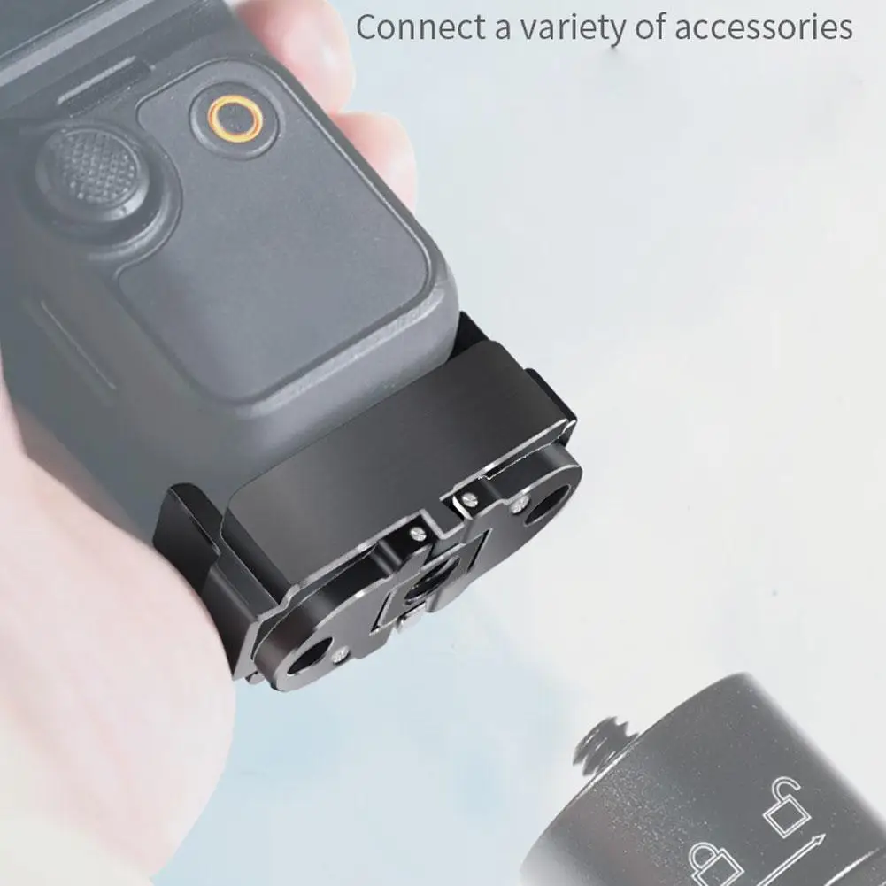 Быстросъемный адаптер кронштейна для dji OSMO Pocket 3, металлическая расширительная рама из алюминиевого сплава, крепежный кронштейн, винт 1/4 M4E2
