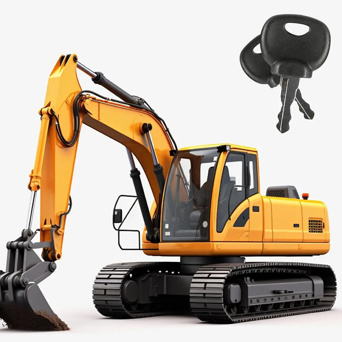 6-ключи зажигания, подходящие для инженерных моделей BOBCAT BOMAG, роликовые ключи, ключи для экскаваторов, сверхмощное оборудование, колесные погрузчики